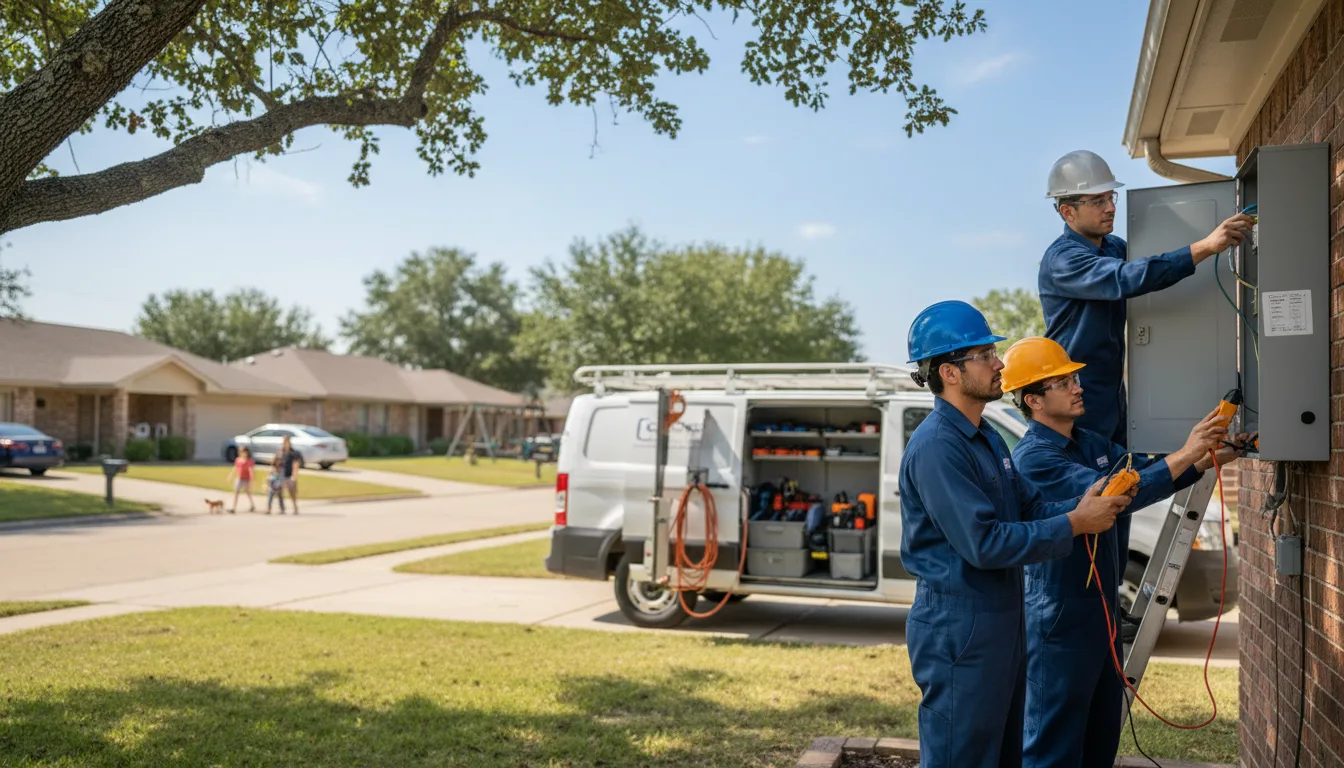 Certified electrician providing emergency electrical services in Wilcox, NE